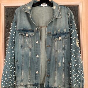 Sunset+spring denim jacket XS